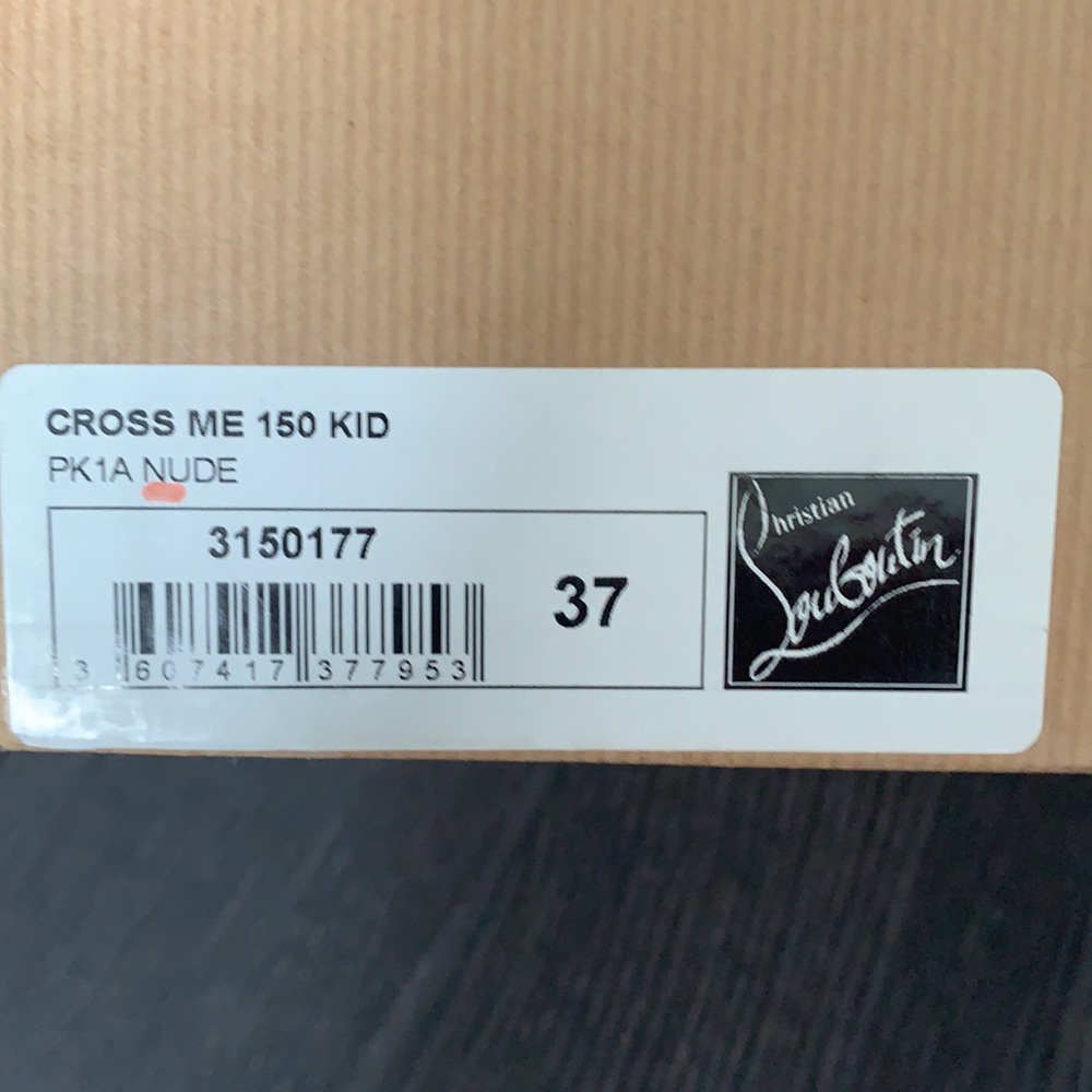 CHRISTIAN LOUBOUTIN CROSS ME HEELS (NEW) - Picture 12 of 12